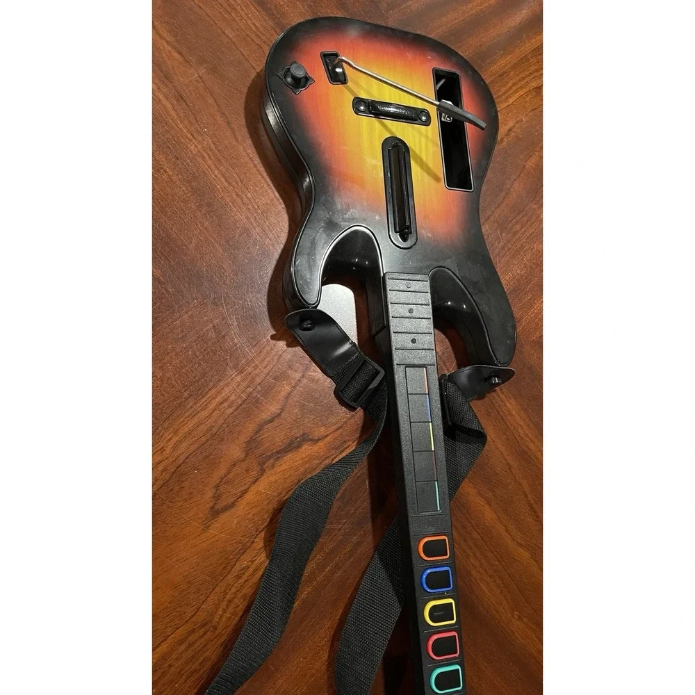 Guitar Hero Wireless Guitar Controller Sunburst Nintendo Wii Untested- As Is